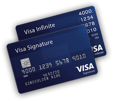 VISA Signature credit cards