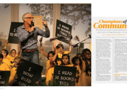 Champions of the Community article spotlighting SCVF in Napa Sonoma Magazine